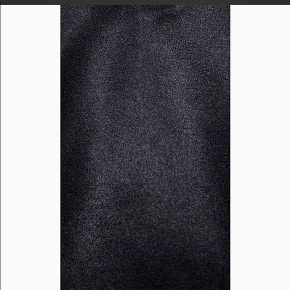 NWT ZARA black satin spaghetti strap top large - Picture 4 of 5